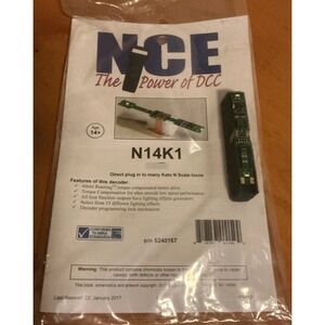 NCE N14K1 Drop In DCC Decoder For Athearn / Kato N Scale 5240167